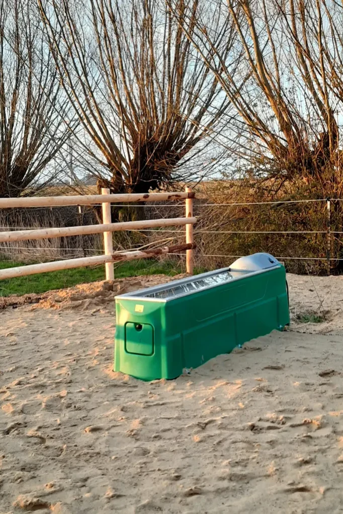 Beheizte Tränke im Aktivstall