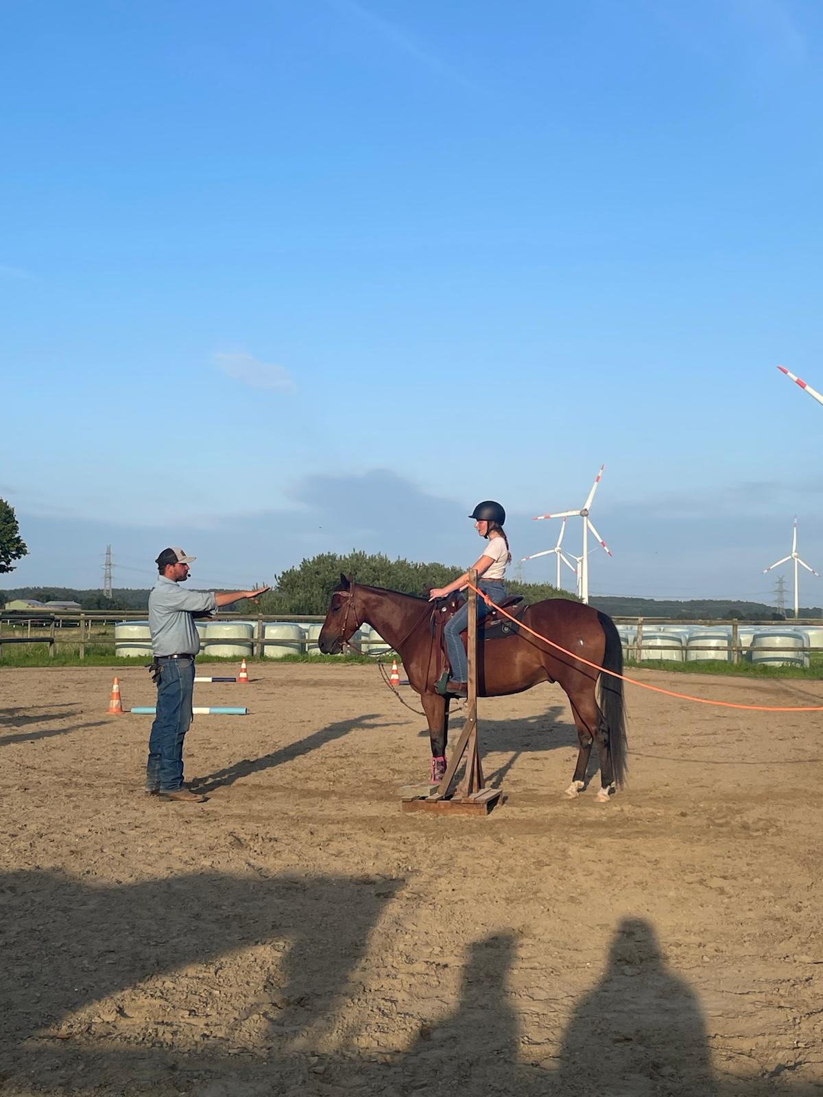 Einzelunterricht Thema Trail Workshops und Kurse Westernreiten in Schleswig-Holstein